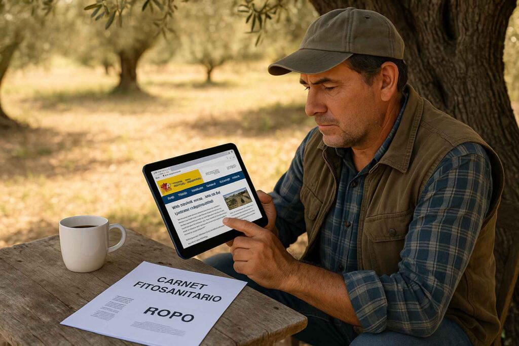 registro ROPO carnets fitosanitarios